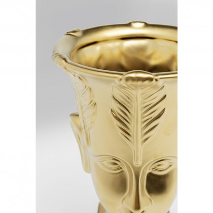 Vase Rosto gold 31cm Kare Design