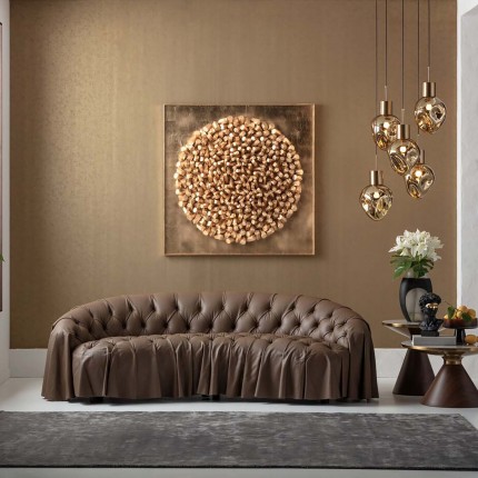 Wall Deco XL Mikado gold 120x120cm Kare Design