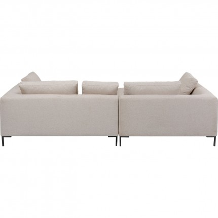 Corner Sofa Gianna Creme Left Kare Design