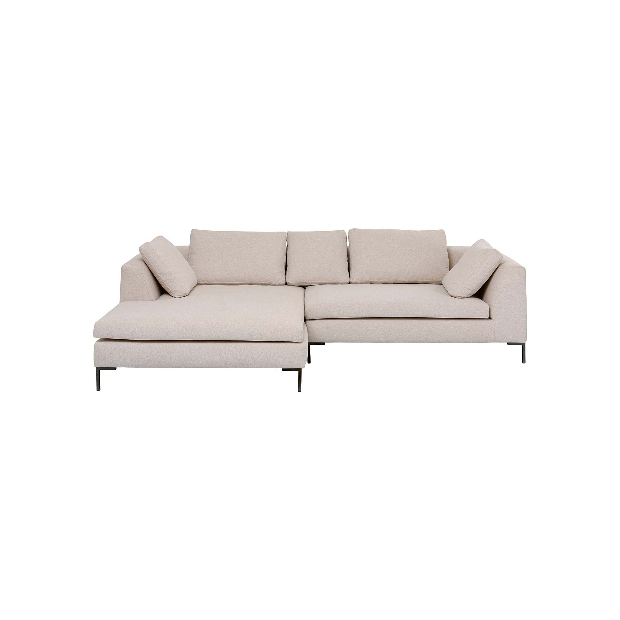 Corner Sofa Gianna Creme Left Kare Design