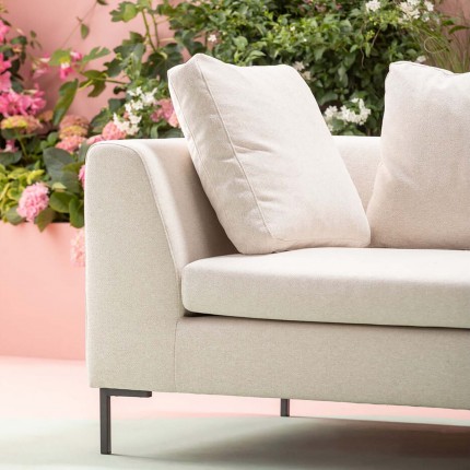 Corner Sofa Gianna Creme Right Kare Design