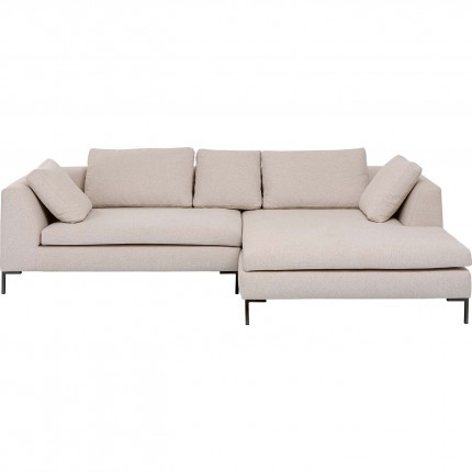 Corner Sofa Gianna Creme Right Kare Design