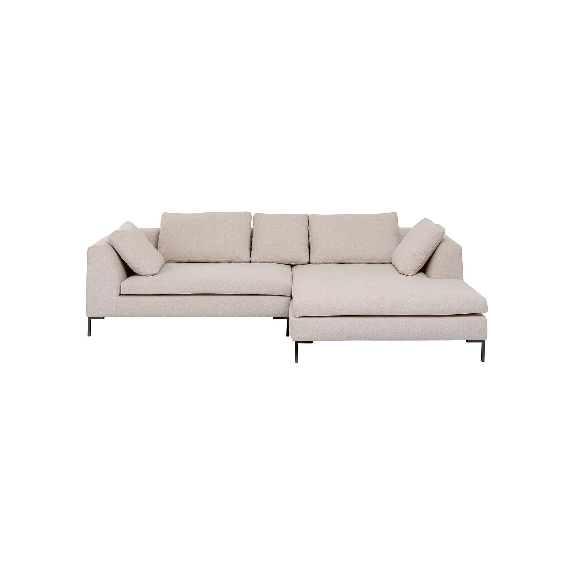 Corner Sofa Gianna Creme Right Kare Design