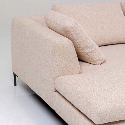 Corner Sofa Gianna Creme Right Kare Design