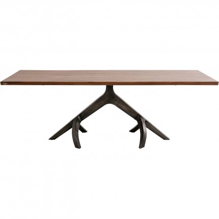 Table Roots foncée 220x100cm Kare Design
