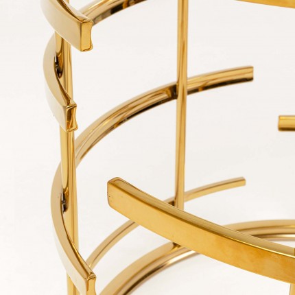 Table d'appoint Jupiter 55cm dorée Kare Design