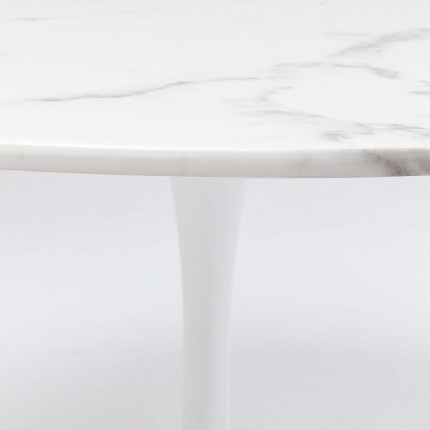 Table Veneto blanche 110cm Kare Design