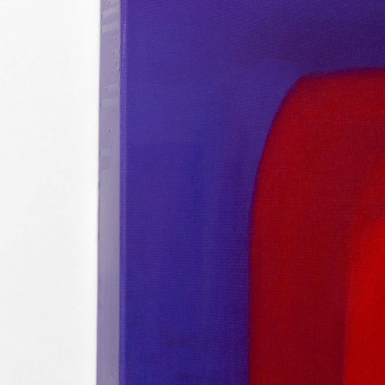 Tableau Tendency rouge 120x160cm Kare Design