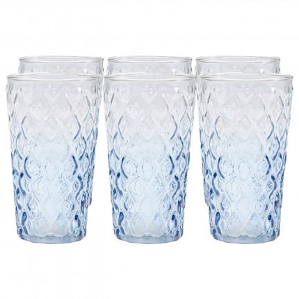 Verres à eau Ocean set de 6 Kare Design