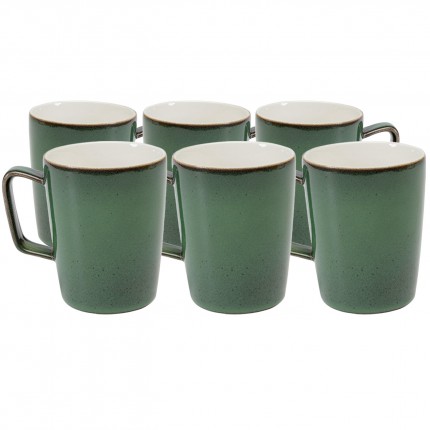 Mug Colorino green (6/set) Kare Design