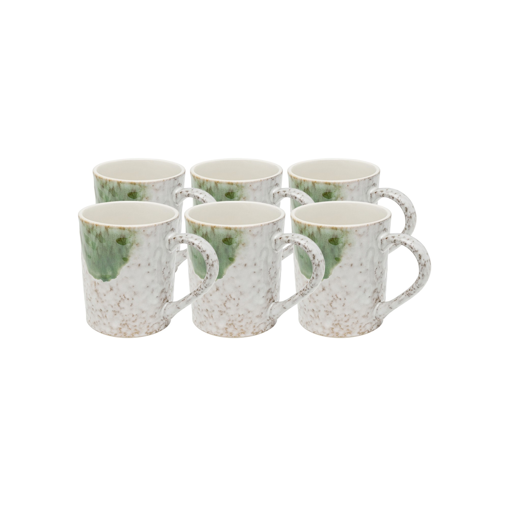 Mugs Biscotti verts set de 6 Kare Design