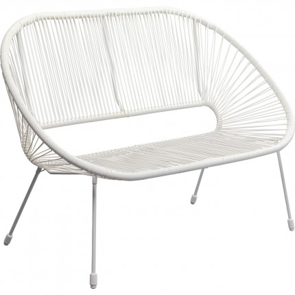 Outdoor Bench Acapulco Mono white Kare Design