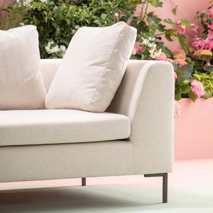 Corner Sofa Gianna Creme Left Kare Design