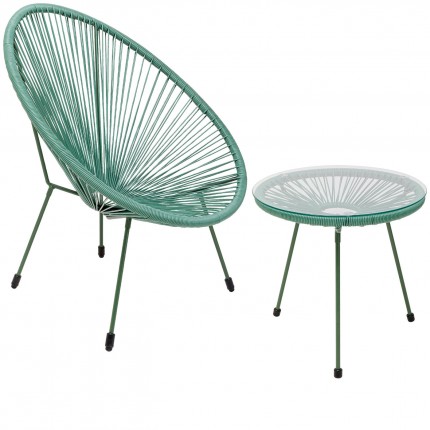 Outdoor Set Acapulco Mono green Kare Design