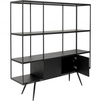 Shelf Cosy Sixties black 183x180cm Kare Design