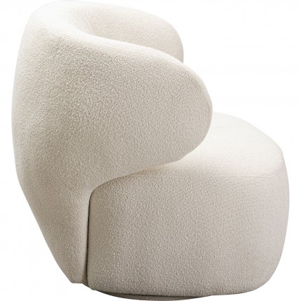 Swivel Armchair Elite cream Kare Design