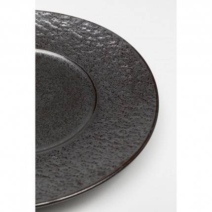 Plate Cosmos black Ø27cm (4/set) Kare Design