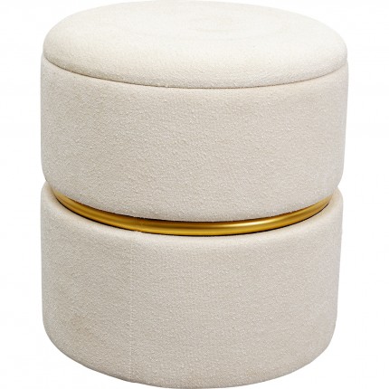 Stool Trunk Rumba cream Kare Design