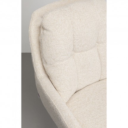 Swivel chair with armrests Molly cream Kare Design