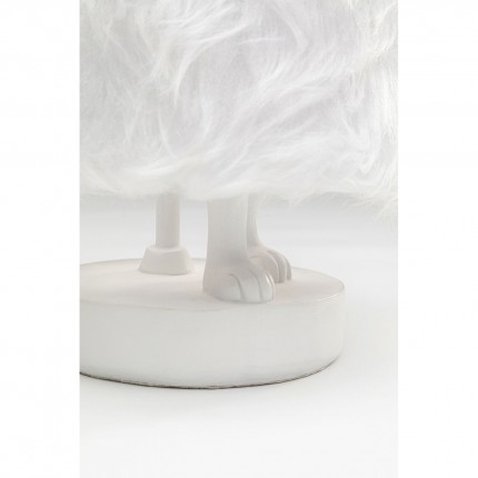 Lampe Animal lapin Fluff blanc 30cm Kare Design