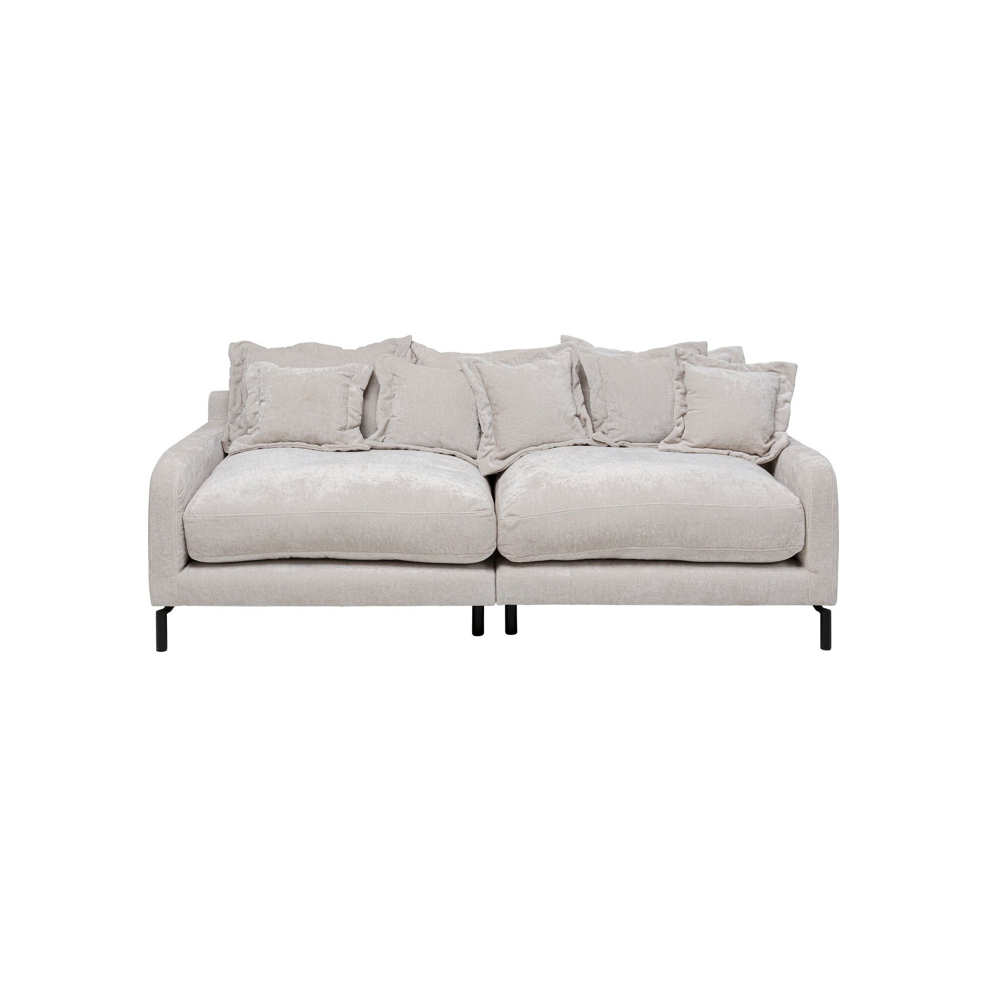 Sofa Lullaby 3-Seater velvet cream Kare Design