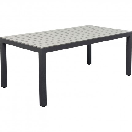 Ensemble de jardin Sorrento table et 4 chaises bleues Kare Design