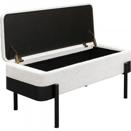 Storage Bench Angelo white Kare Design