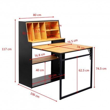 Bureau rabattable Vinoteca Kare Design