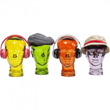 Deco headphone mount transparent green Kare Design