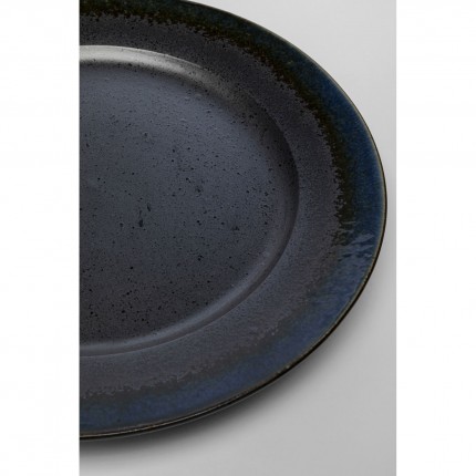 Assiettes Kassandra noires 28cm set de 4 Kare Design