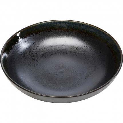 Plate Deep Kassandra black Ø23cm (4/set) Kare Design