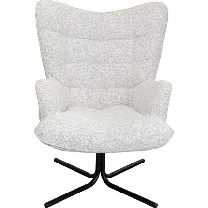 Swivel Armchair Oscar grey Kare Design