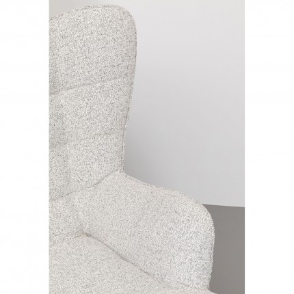 Fauteuil pivotant Oscar gris Kare Design