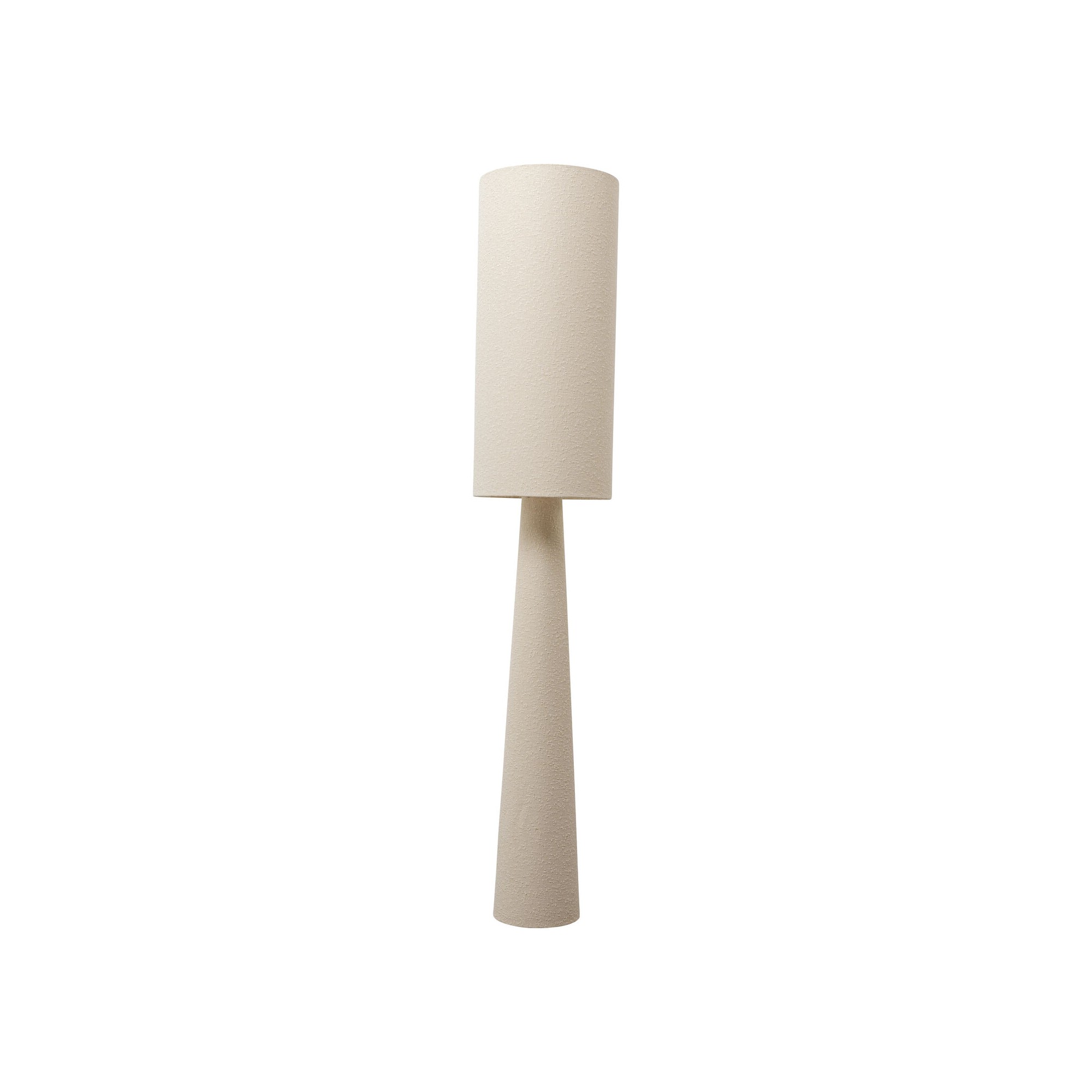 Lampadaire Marleen beige bouclé 190cm