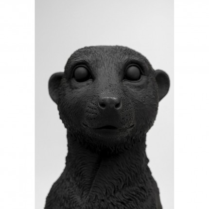 Table Lamp black meerkat Kare Design