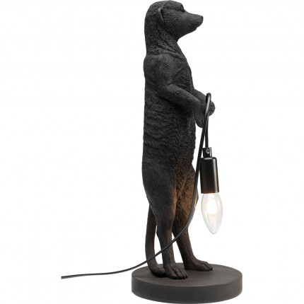 Lampe suricate noir Kare Design