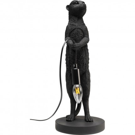 Lampe suricate noir Kare Design