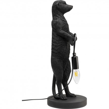 Lampe suricate noir Kare Design