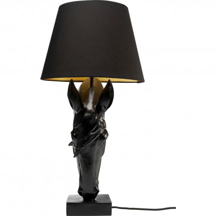 Lampe tête de cheval noire Kare Design