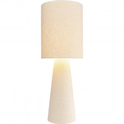 Lampe Marleen Boucle 60cm beige Kare Design