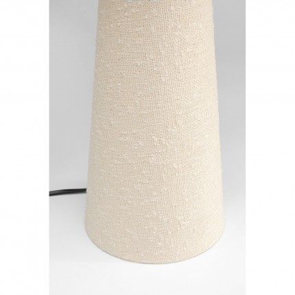 Lampe Marleen Boucle 60cm beige Kare Design