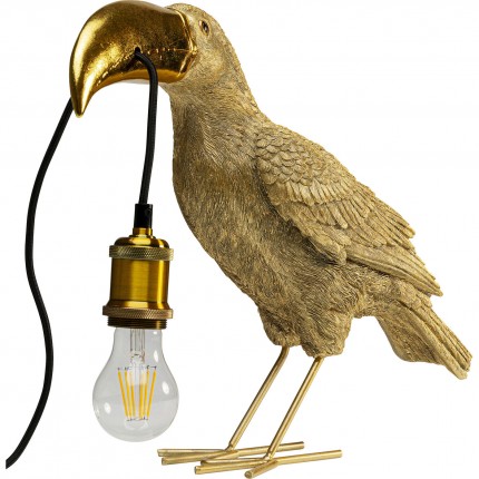 Table Lamp toucan gold Kare Design