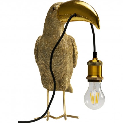 Lampe toucan doré Kare Design