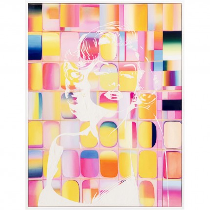 Canvas Picture Diva Pixel 90x120cm Kare Design