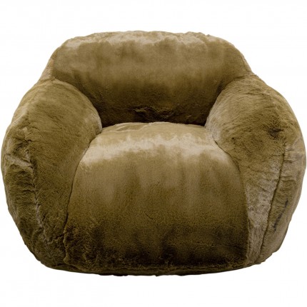 Fauteuil Mika 115cm vert olive Kare Design