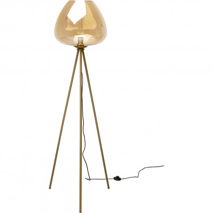 Lampadaire Sphere 146cm ambré Kare Design