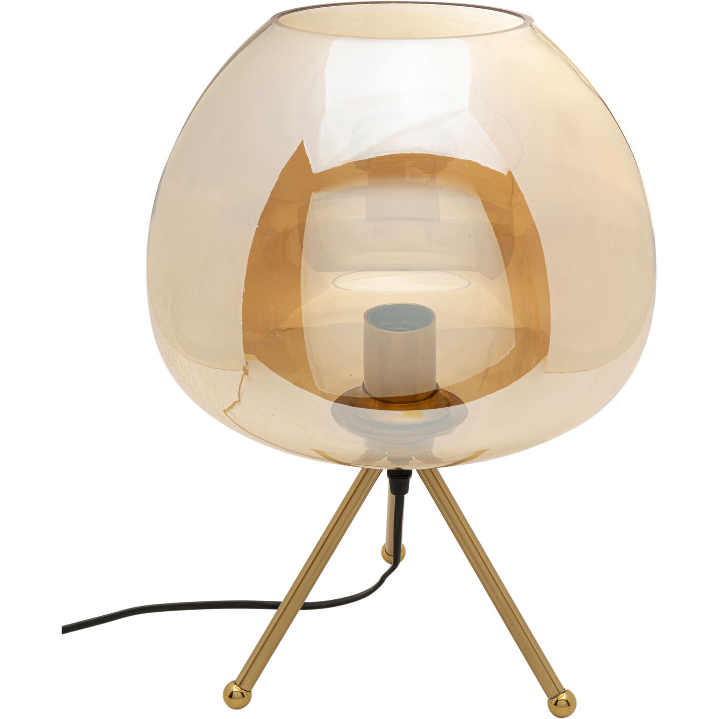 Kare Design Lampe Sphere ambrée