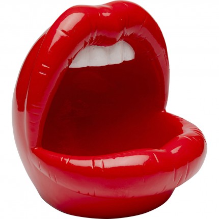 Déco bouche rouge 21cm Kare Design