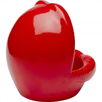 Déco bouche rouge 21cm Kare Design