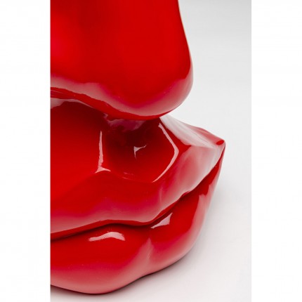 Vase nez et lèvres rouges 38cm Kare Design